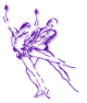 arabesque inclinée